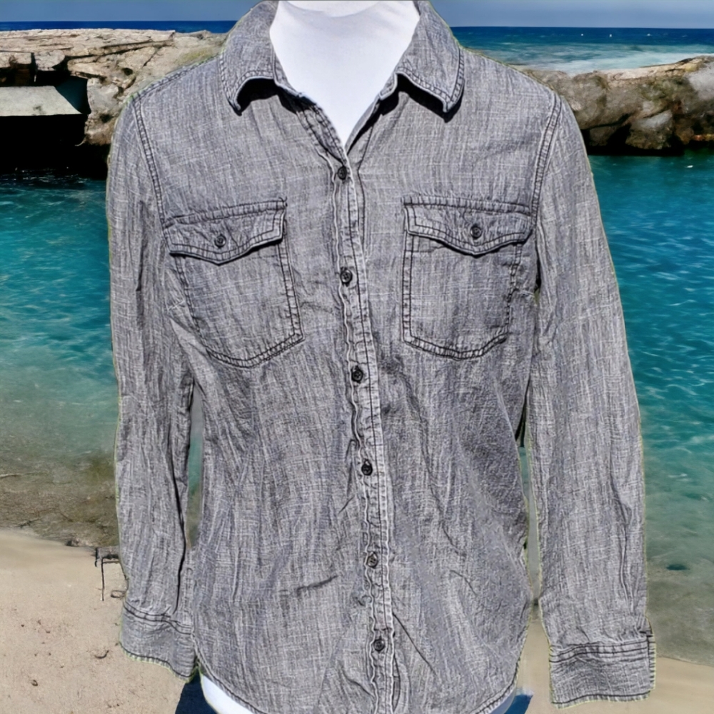 Arizona Jean Co amazing button down shirt sz M